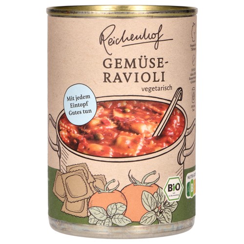 Bio gemüse ravioli - bio, in