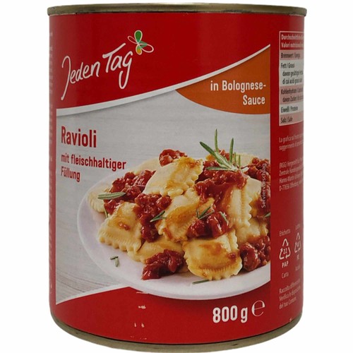 Jeden tag ravioli mit - tag,