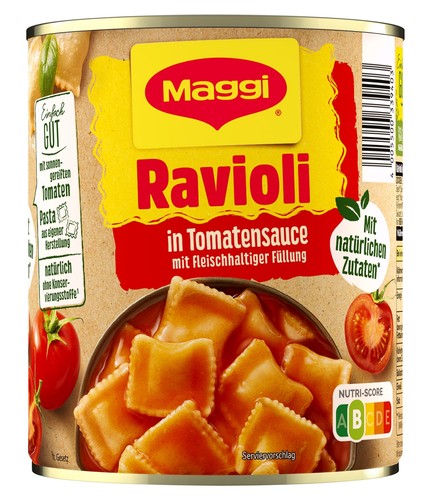 Maggi ravioli tomatensoße - in,