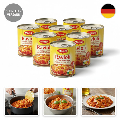 Maggi ravioli tomatensauce - in,