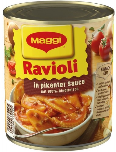 Maggi ravioli pikanter - in,